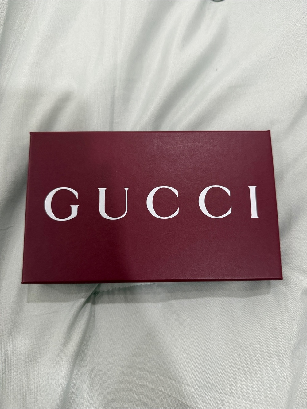 Gucci Deep Burgundy Logo Presentation Box